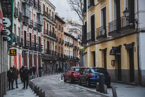 On the streets of Madrid Foto stock