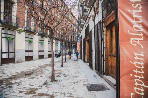 On the streets of Madrid Stock Photos