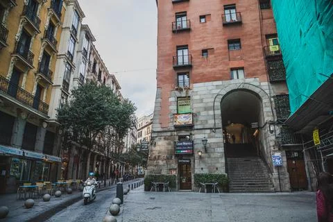 On the streets of Madrid Stock Photos