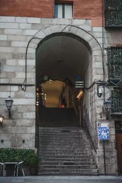 On the streets of Madrid Stock Photos