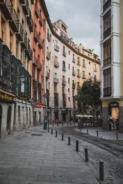On the streets of Madrid Stock Photos