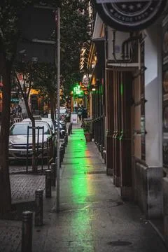On the streets of Madrid Stock Photos
