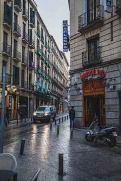 On the streets of Madrid Stock Photos