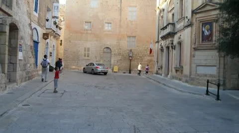 Streets of Malta Stockbeeldmateriaal 11232265