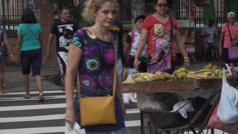 Streets of Manaus Stock Footage 126929436