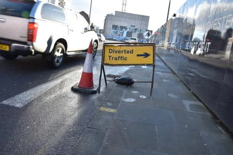 Streets of Manchester Stock Photos