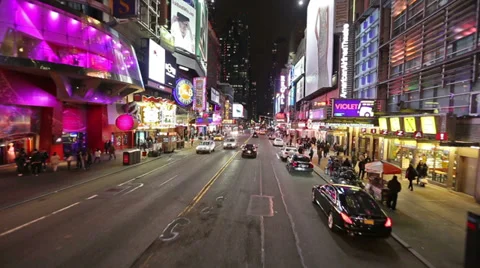 The Streets of Manhattan in Time Lapse Stock Footage 37874158