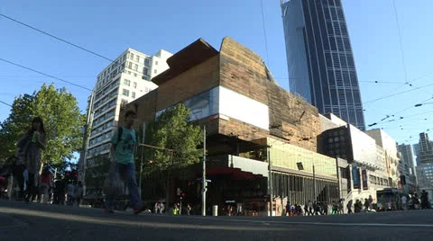 Streets of Melbourne Video stock 25841284
