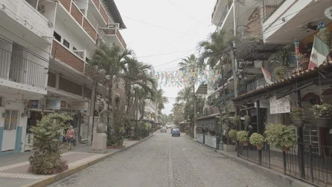 Streets of Mexico Stock Footage 129587471