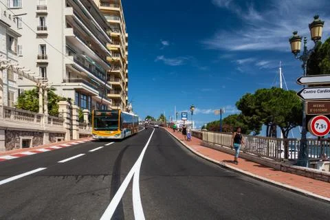 Streets of Monaco Stock Photos