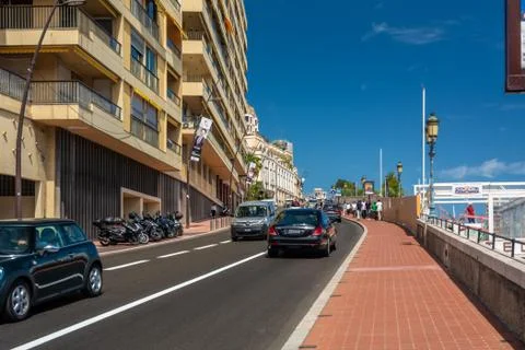 Streets of Monaco Stock Photos
