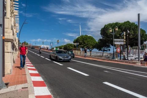 Streets of Monaco Stock Photos