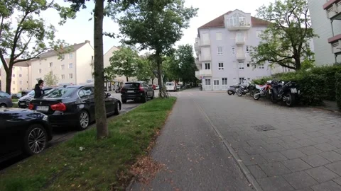 Streets of Munich Stock Footage 133021006