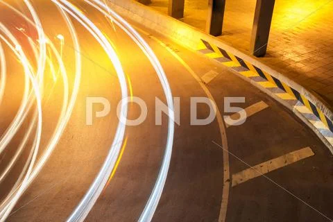 Streets at night Stock Photos