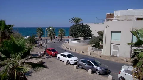 Streets in old jaffa Stock Footage 94921869