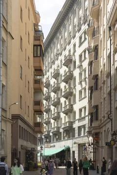 Streets of old Moscow. Foto stock