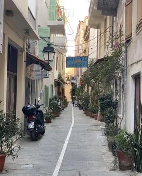 Streets in the old town Stock Photos