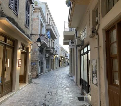 Streets in the old town Stock Photos