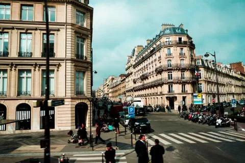 Streets of paris Stock-Fotos