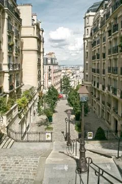 Streets of Paris Stock Photos
