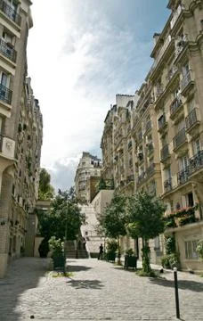 Streets of Paris Stock Photos