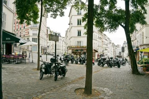 Streets of Paris Stock Photos