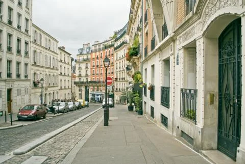 Streets of Paris Stock Photos