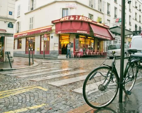 Streets of Paris Stock Photos