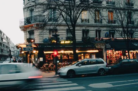 The streets of Paris Stock Photos