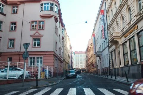 Streets of Prague Stock Photos