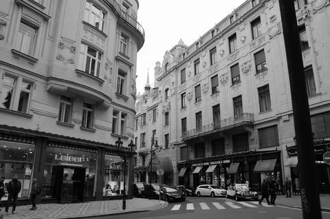 Streets of Prague Stock Photos