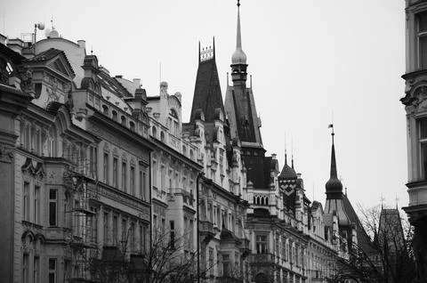 Streets of Prague Stock Photos