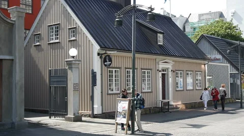The streets of Reykjavik Stock Footage 40794795