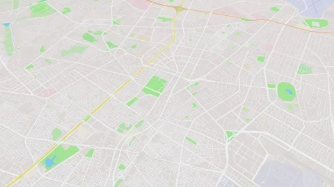 Streets Riyadh map background loop. Spinning around Saudi Arabia city air f.. Video stock 260531883