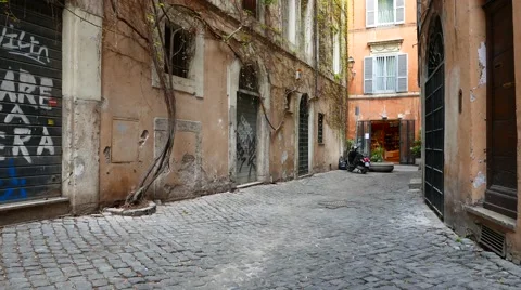 The streets of Rome Stock Footage 50595083