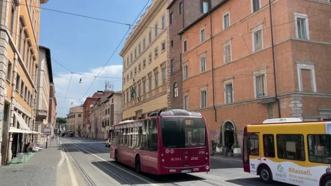 Streets of Rome Stock Footage 159550551