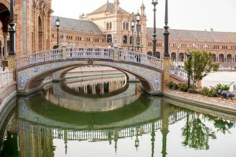 Streets of Sevilla, Spain, are filled with art Stock Photos