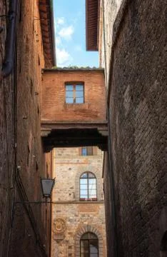 Streets of Siena 스톡 사진