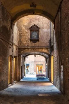 Streets of Siena Stock Photos