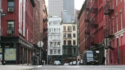 Streets of SOHO NYC Stock Footage 167295888
