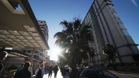 Streets of spain Stock Footage 89700166