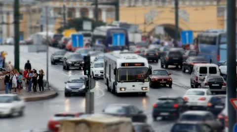 Streets of st. petersburg Stock Footage 10831995