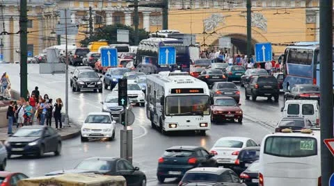 Streets of st. petersburg Stock Footage 10832063