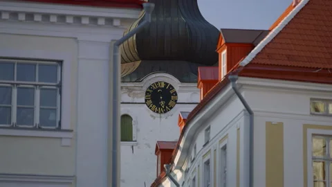 Streets of Tallinn Video stock 295089035