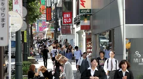 Streets of Tokyo 2 Stock Footage 21893429