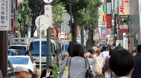Streets of Tokyo 3 Stock Footage 21892941