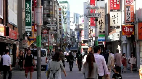 Streets of Tokyo 4 Stock Footage 21928201