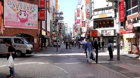 Streets of Tokyo 5 Stock Footage 32129598