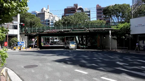 Streets of Tokyo 6 Stock Footage 32127329