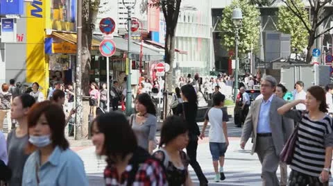 Streets of Tokyo Stock Footage 21893908